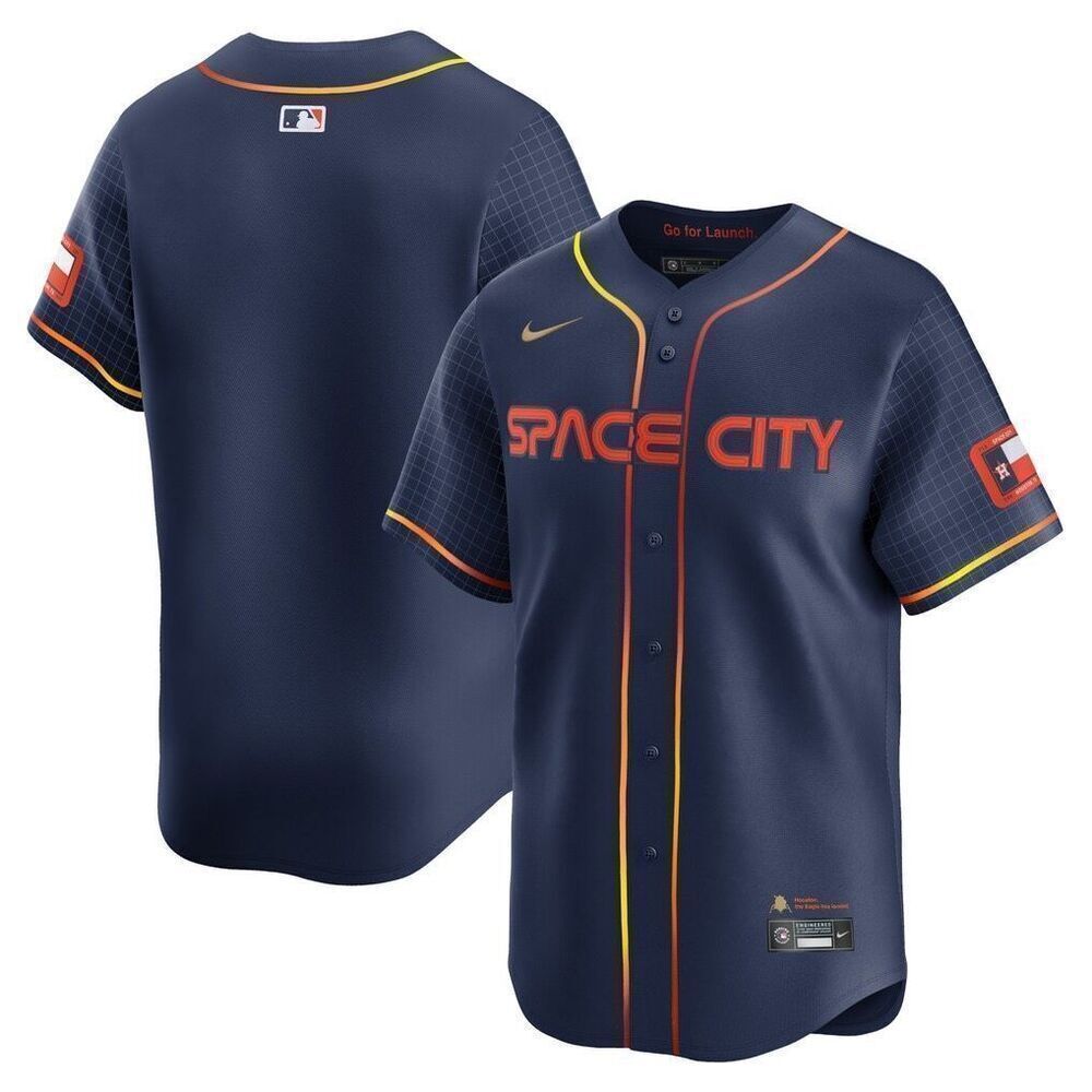 Nike NWT Houston Astros Navy City Connect Limited DriFit Jersey XL